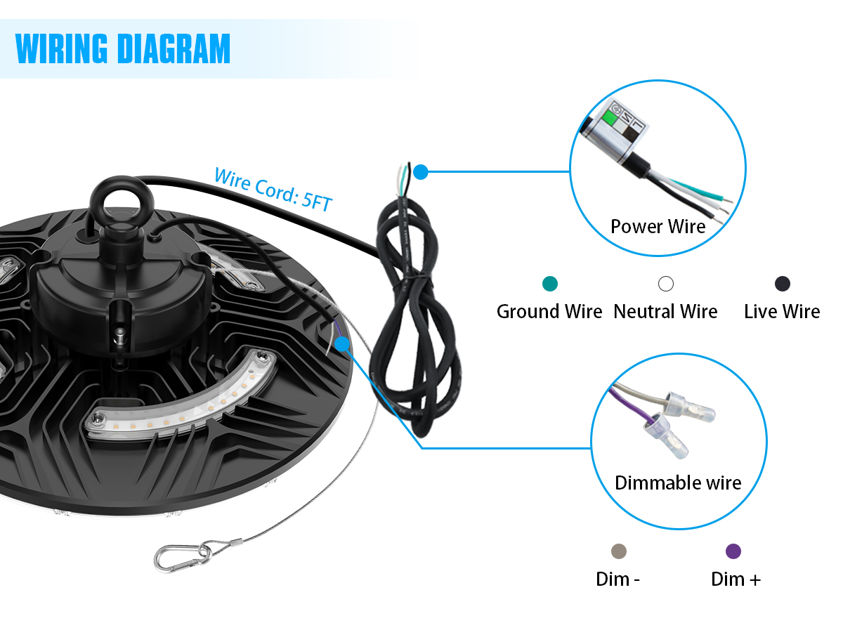 led high bay light wiring diagram