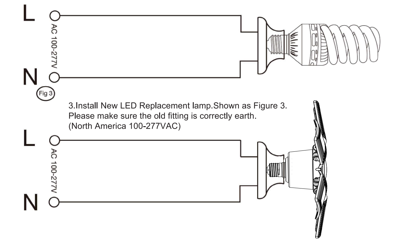 led garage light