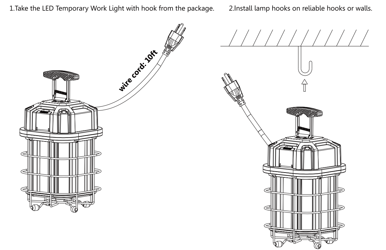 LED TEMPORARY WORK LIGHT