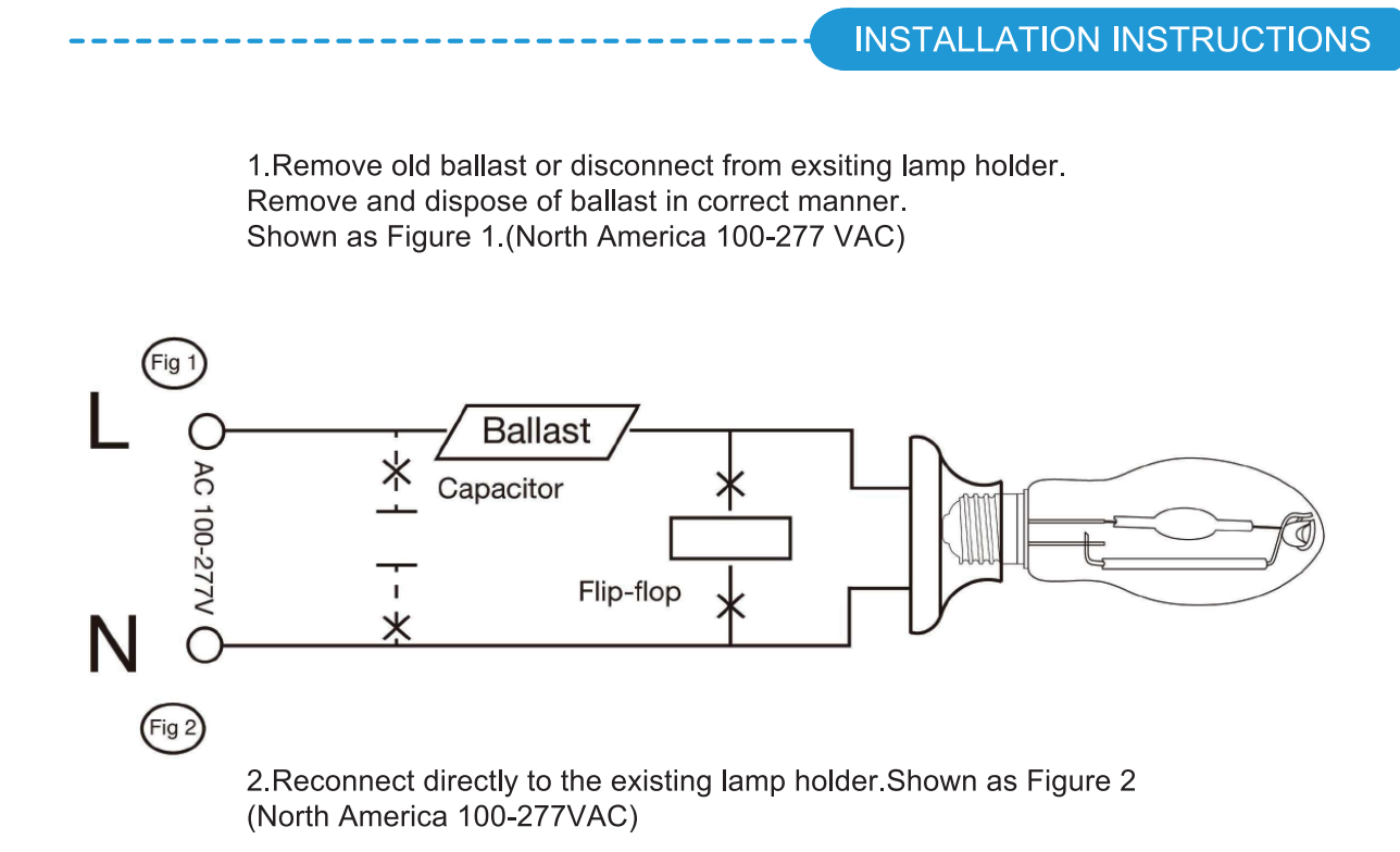 led garage light