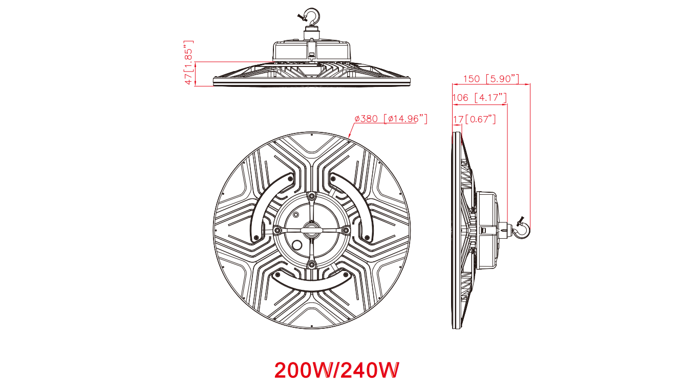 led high bay light