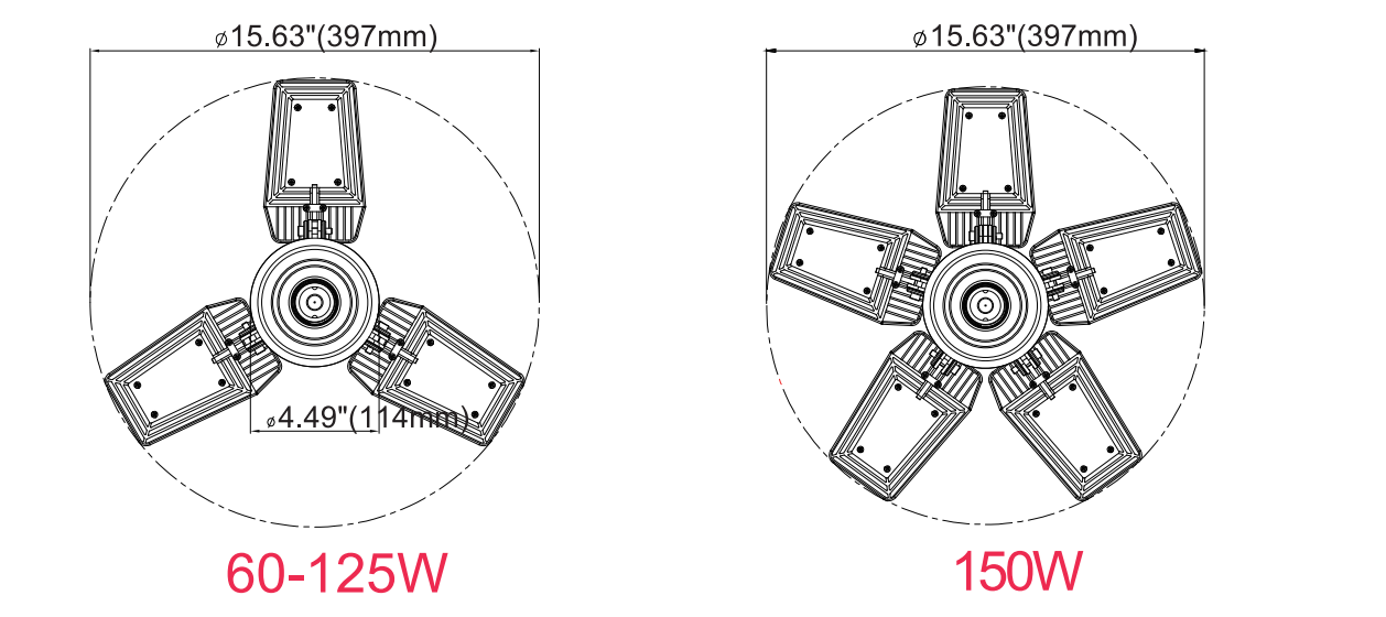 led garage light