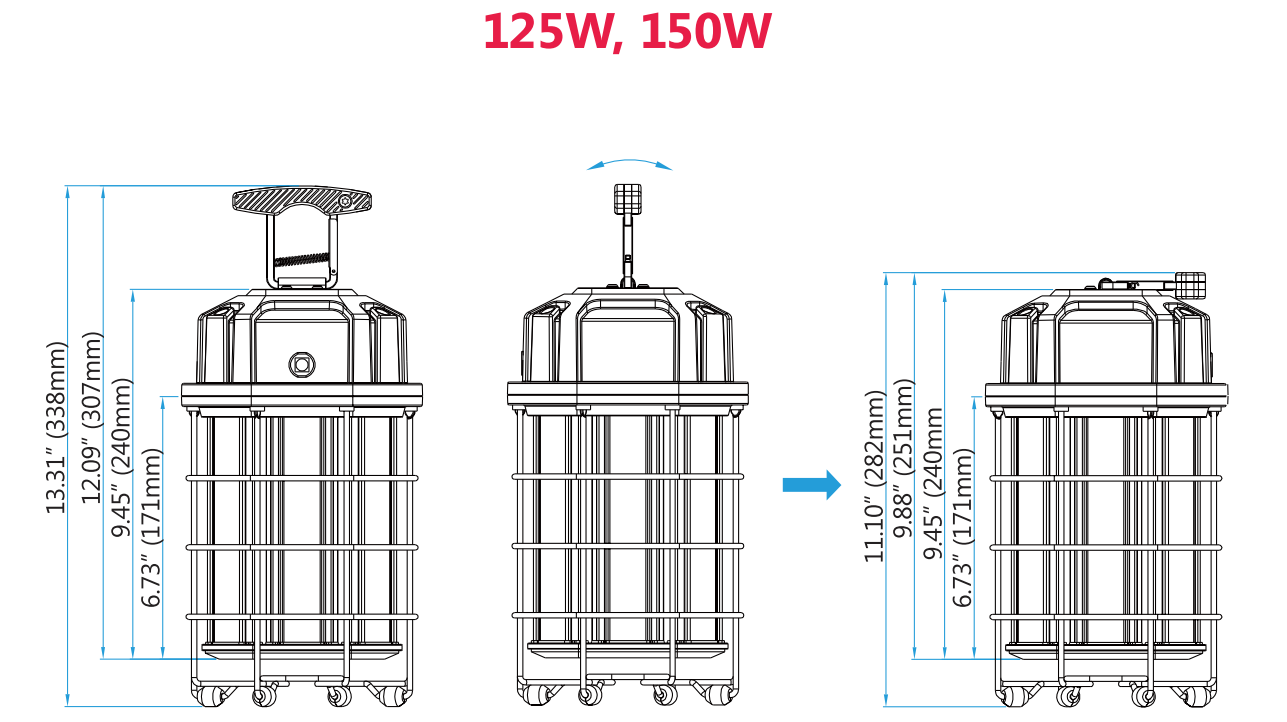 LED TEMPORARY WORK LIGHT