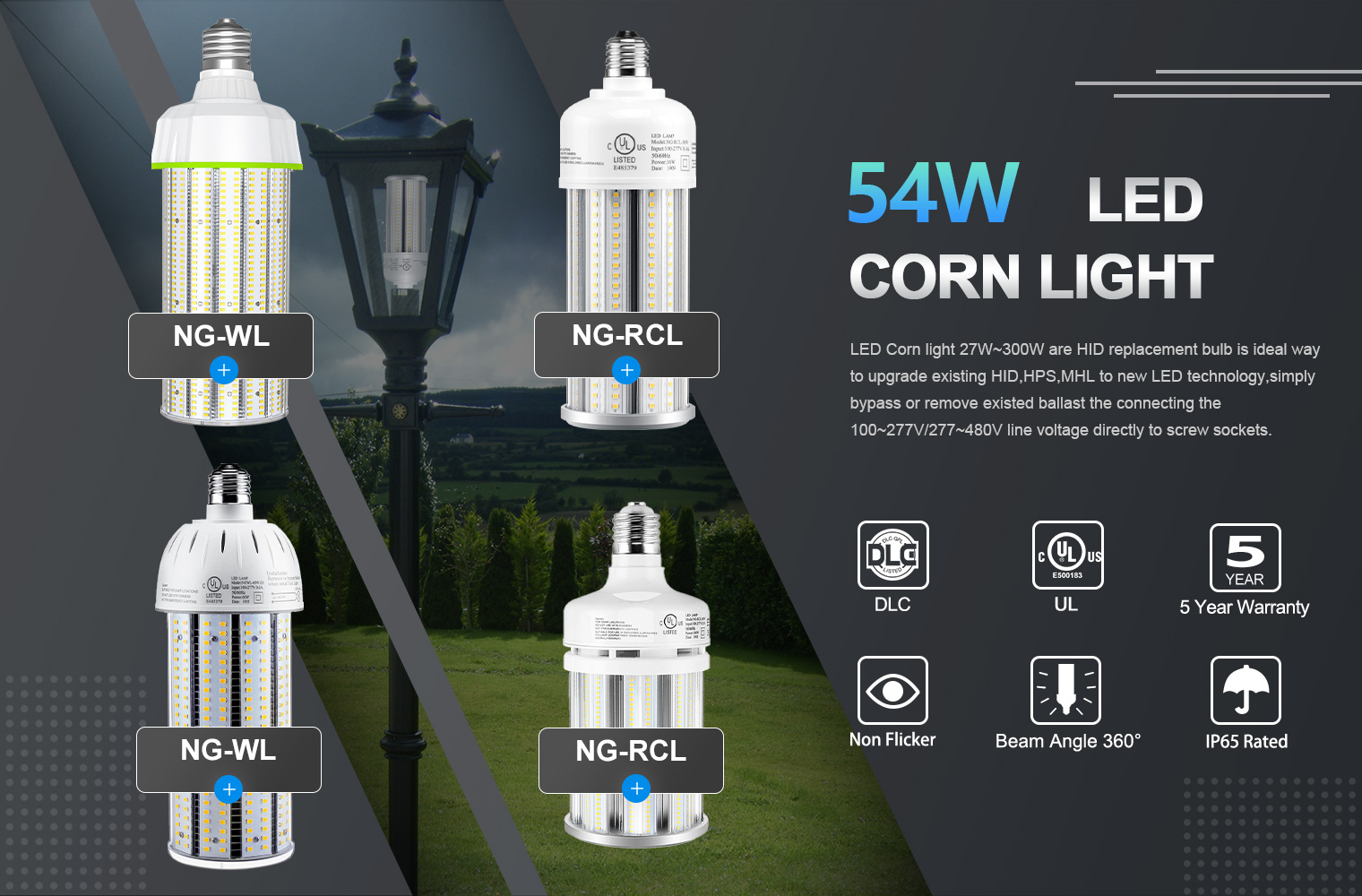 54W LED Corn Light