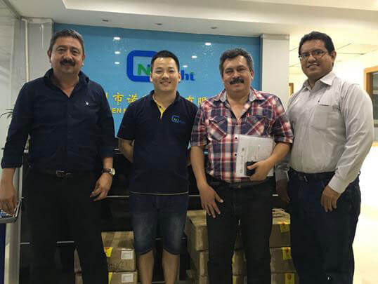 Ecuador Customers Came To Visit Factory