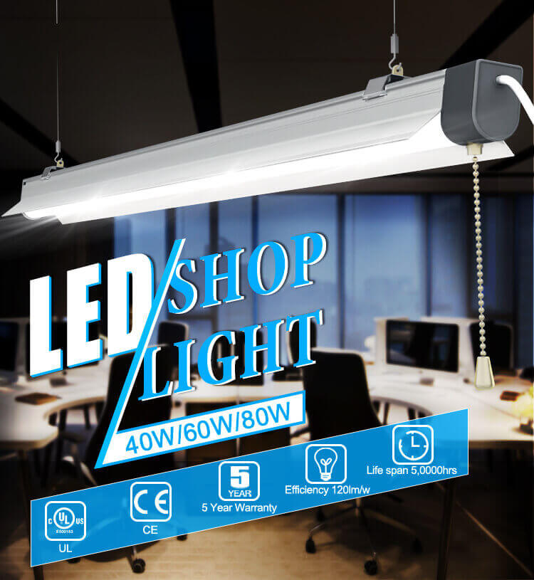 High Power Connectable Shop Lights