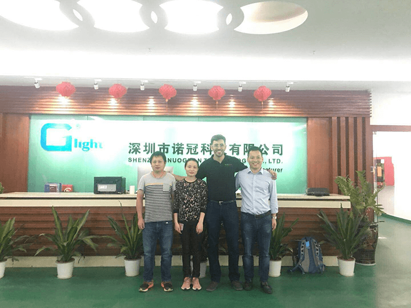 Hong Kong Lighting Fair Customer Visit Our Factory On October 31st,2018