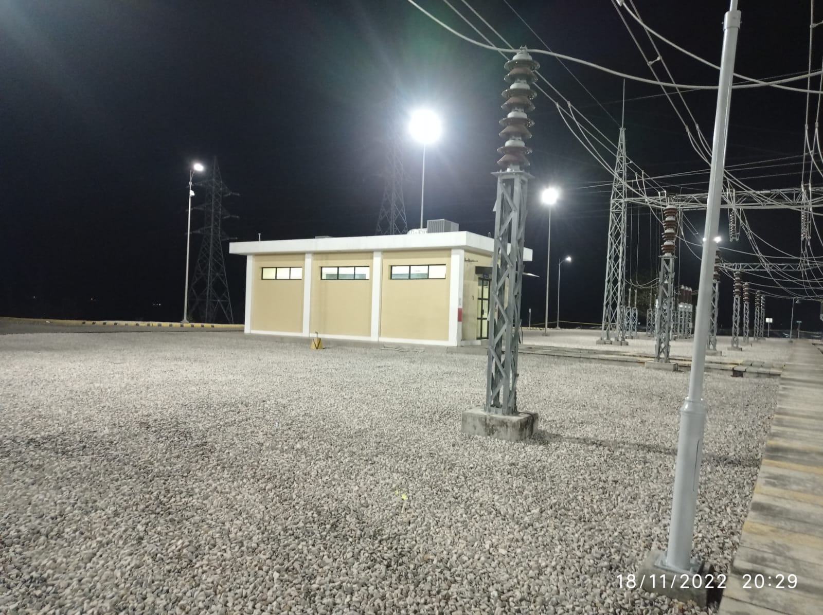 LED Shoebox Light Are Used In Streets And Power Stations In Ecuador