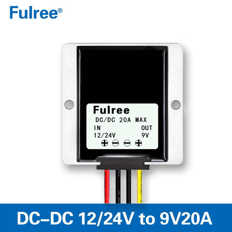 Input  DC  12V 24V(12V-40V) to   Output DC 9V 10A 15A 20A 25A 30A Max  DC to DC Step Down Buck Car Power Converter Inverter Voltage Reducer