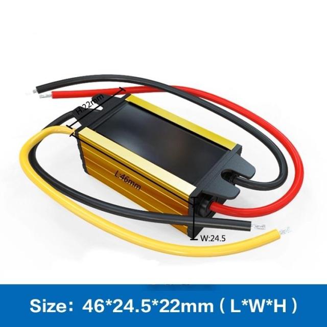 Input   DC  24v(15-40V)  to Output  DC  12V 1A 2A 3A DC to DC  Converter