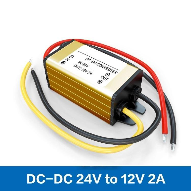 Input   DC  24v(15-40V)  to Output  DC  12V 1A 2A 3A DC to DC  Converter