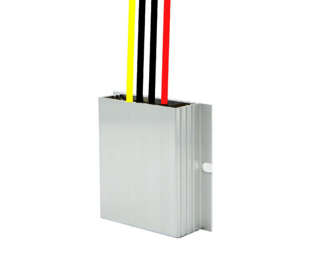 Input  DC 12V 24V(9-40V) to  Output DC 5V   6A  8A  10A  White aluminum shell  DC to DC Step Down  Converter
