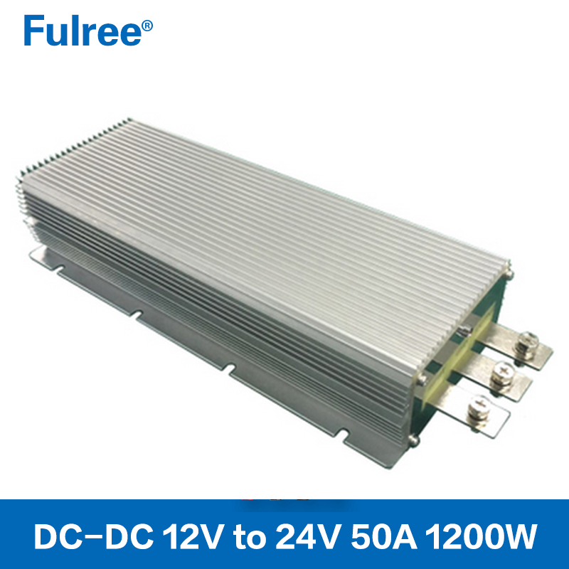 Fulree  Input  DC 12V(10-16V ) to Output DC  24V 25A 30A   40A  50A  80A 100A  600W 720W  960W   1200W  1920W 2400W   DC TO  DC Step Up Converter