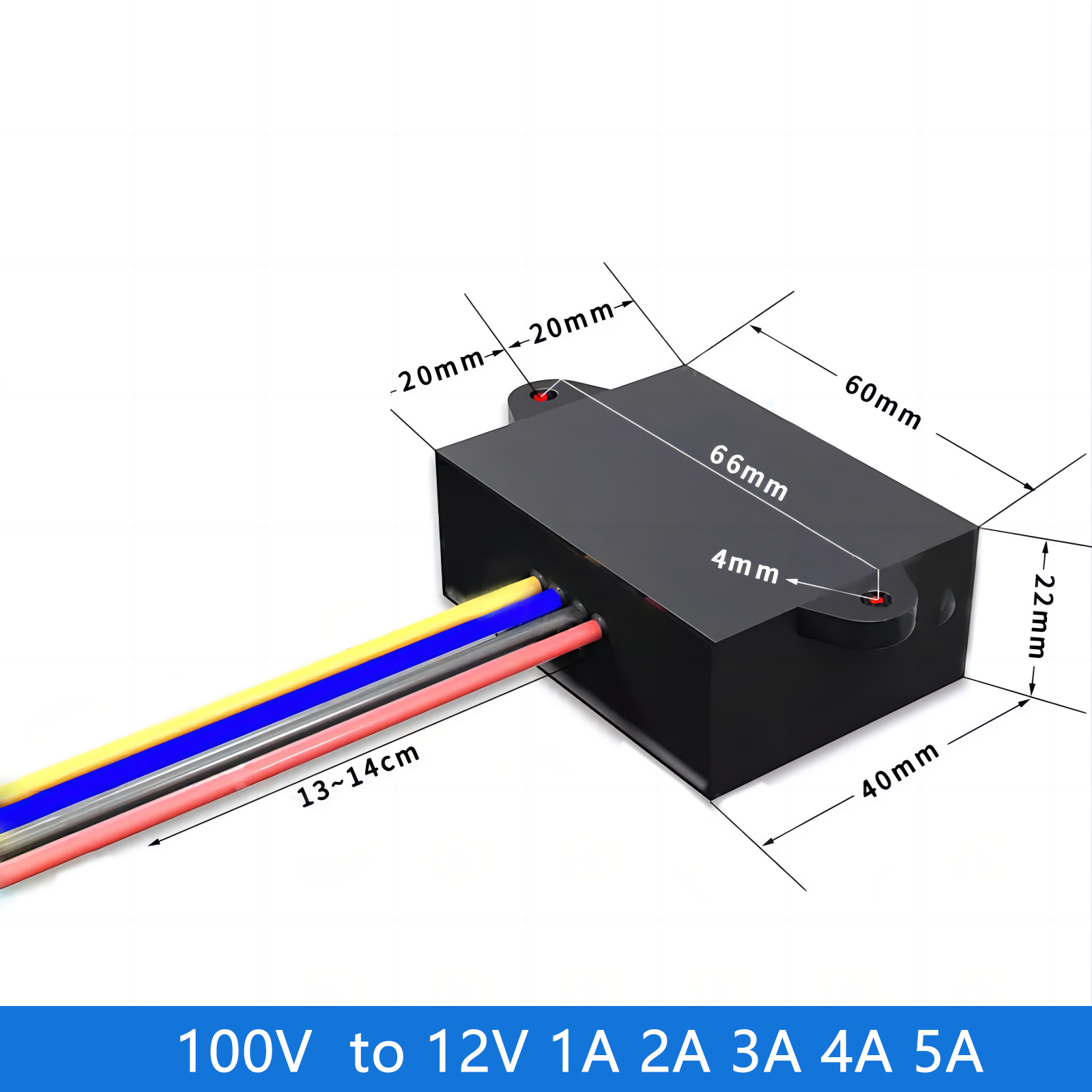Input DC 100V(75V-150V) to Output DC 12V 10A 1A 2A 3A 4A 5A Isolated DC ...