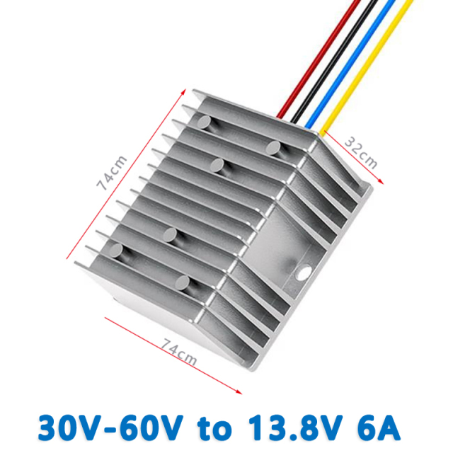 Input DC 36V 48V ( 30V-60V) to Output DC 13.8V 1A 2A 3A 4A 5A  6A    8A  10A  12A  15A  20A 25A Isolated DC to DC  Converter