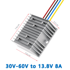 Input      DC  36V  48V (30V-60V)   to  Output DC   13.8V  5A  6A  8A  Isolated DC-DC converter