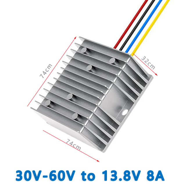 Input      DC  36V  48V (30V-60V)   to  Output DC   13.8V  5A  6A  8A  Isolated DC-DC converter