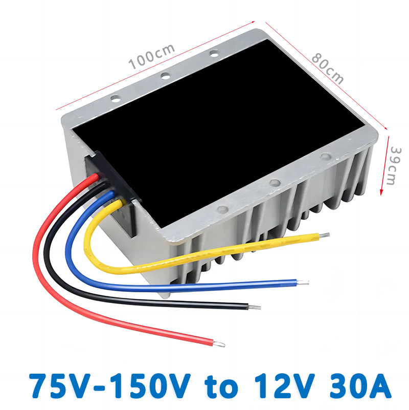 Input   DC 100V(75V-150V)  to  Output DC 12V      10A   15A  20A  25A  30A     Isolated  DC to DC  converter