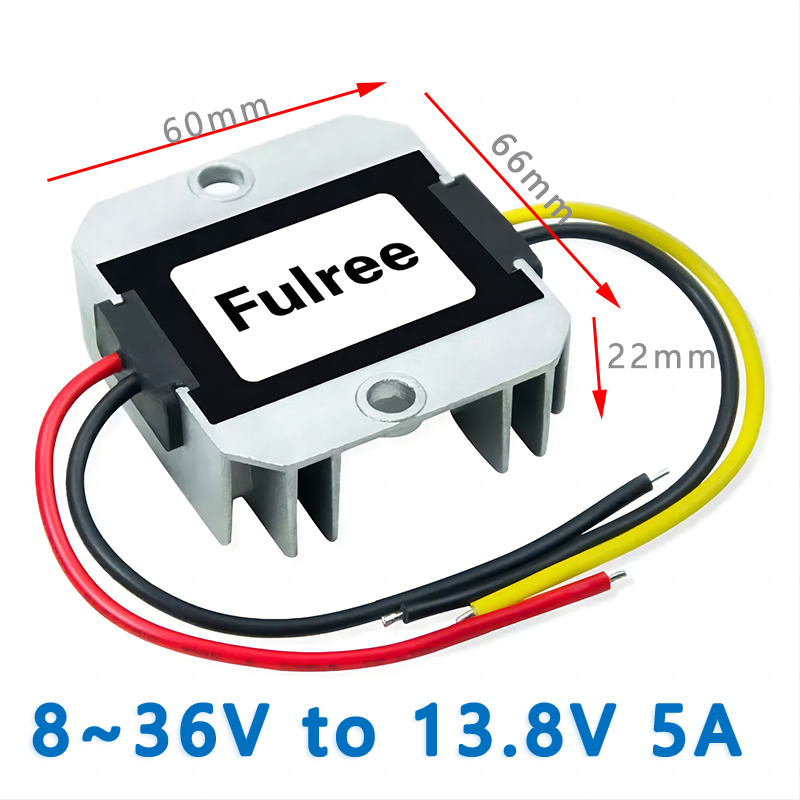 Input DC  12V  24V ( 8-36V)to  Output DC  13.8V  2A 3A 5A   DC to DC converter
