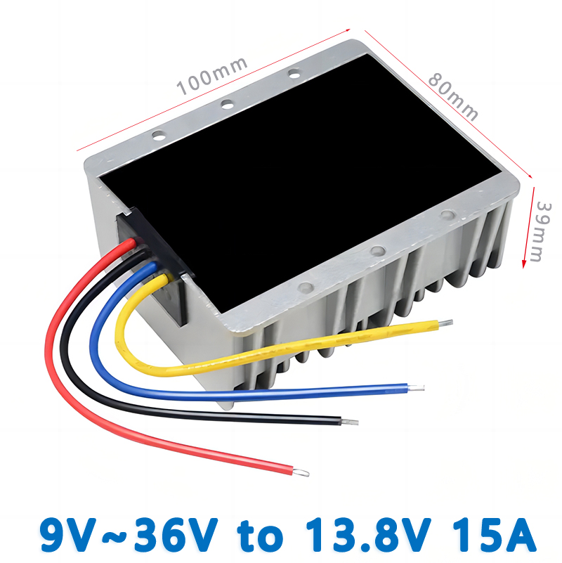 isolated Buck Boost Converter Input DC  12V   24V ( 9-36V)to  Output DC  13.8V   15A/20A/25A    DC Regulated Power Supply