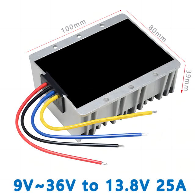 isolated Buck Boost Converter Input DC  12V   24V ( 9-36V)to  Output DC  13.8V   15A/20A/25A    DC Regulated Power Supply