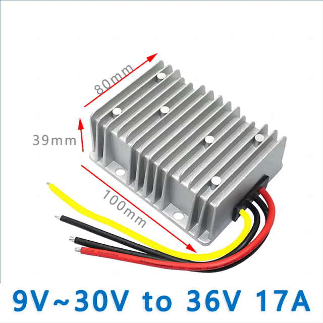 Input   DC 12V/24V (9~30V)  to Output  DC  36V   10A  14A 17A DC to DC converter
