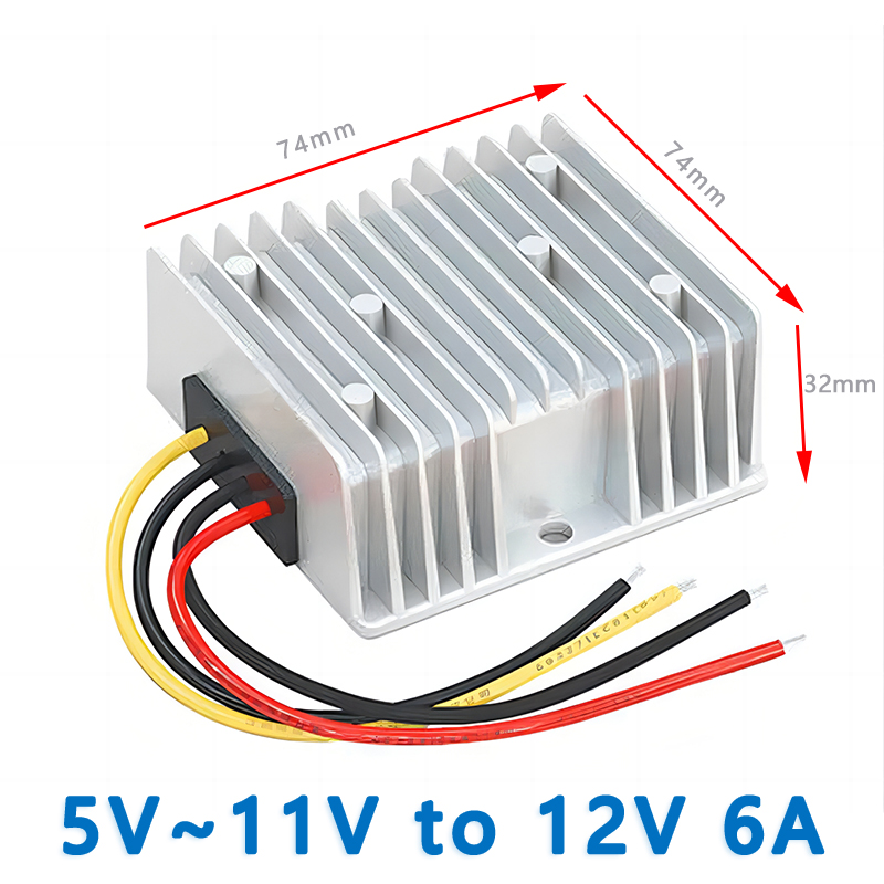 Input  DC  5V 6V 7V 8V 9V 10V 11V ( 5-11V) to Output DC  12V 1A 2A 3A 4A  5A  6A 8A 10A Boost Step Up DC  to DC Converter