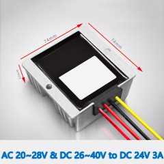 Imput AC20-28V and DC26-40V to DC Output  24V 1A 1.5A  2A 3A 5A 6A  DC Power Converter