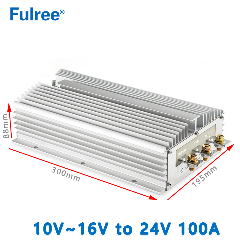 Fulree  Input  DC 12V(10-16V ) to Output DC  24V 25A 30A   40A  50A  80A 100A  600W 720W  960W   1200W  1920W 2400W   DC TO  DC Step Up Converter