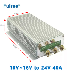 Fulree  Input  DC 12V(10-16V ) to Output DC  24V 25A 30A   40A  50A  80A 100A  600W 720W  960W   1200W  1920W 2400W   DC TO  DC Step Up Converter