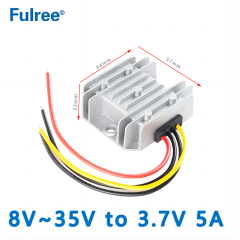 Input  DC 12V 24V(8-35V) to  Output DC  5V 6V 9V 3.3V 3.7V 4.2V 7.5V 5A  MAX  DC DC Step Down Buck Voltage Car Power Converter