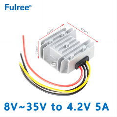 Input  DC 12V 24V(8-35V) to  Output DC  5V 6V 9V 3.3V 3.7V 4.2V 7.5V 5A  MAX  DC DC Step Down Buck Voltage Car Power Converter