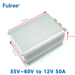 Input  DC 24V(18v-35v)/ 36V 48V(35-60V) to output    DC  12v   40A  50A  60A   150A 165A 200A    DC DC Converter Step Down Buck High Power Supply