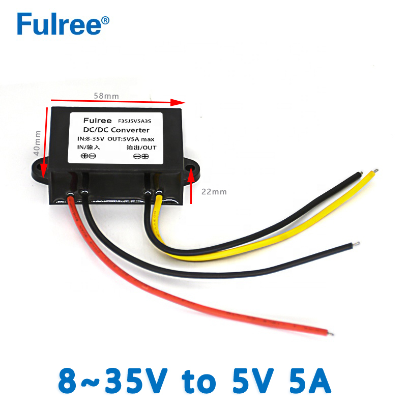 Input  DC  12V 24V( 8-35V) to Output DC 5V  3A 5A  8A 10A 15A   DC  to DC Buck Voltage Converter Step Down Power Module for GPS DVR Camera
