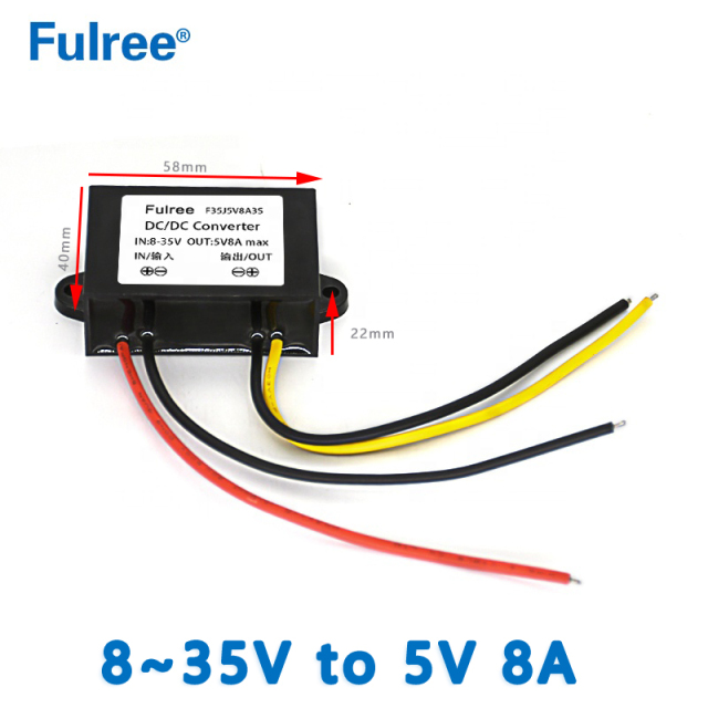 Input  DC  12V 24V( 8-35V) to Output DC 5V  3A 5A  8A 10A 15A   DC  to DC Buck Voltage Converter Step Down Power Module for GPS DVR Camera