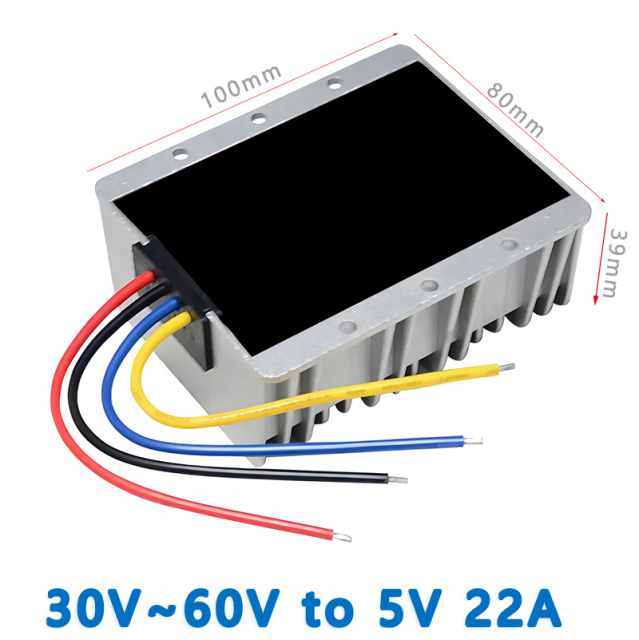 Input DC 36V 48V ( 30V-60V) to Output DC 5V 1A 2A 3A 4A 5A   8A  10A 15A  20A 22A  24A Isolated DC to DC  Converter