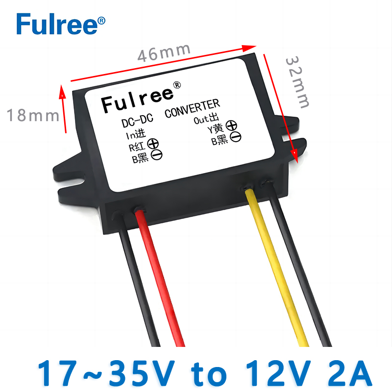 Input DC 24V(17-35V)  to  Output DC 12V  1A 2A 3A 5A 8A 10A Max Step Down Voltage  DC  to  DC  Converter  Buck Power Supply