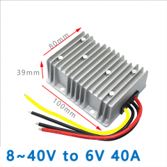 Input   DC  12V 24V(8V~40V)  to  Output DC 6V  1A 2A  3A 5A 6A 10A  15A    20A  25A   30A  35A   40A  DC - DC converter