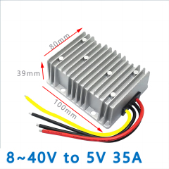 Input DC 12V 24V(8V~40V) to Output dc   5V     30A  35A    40A   DC-DC converter