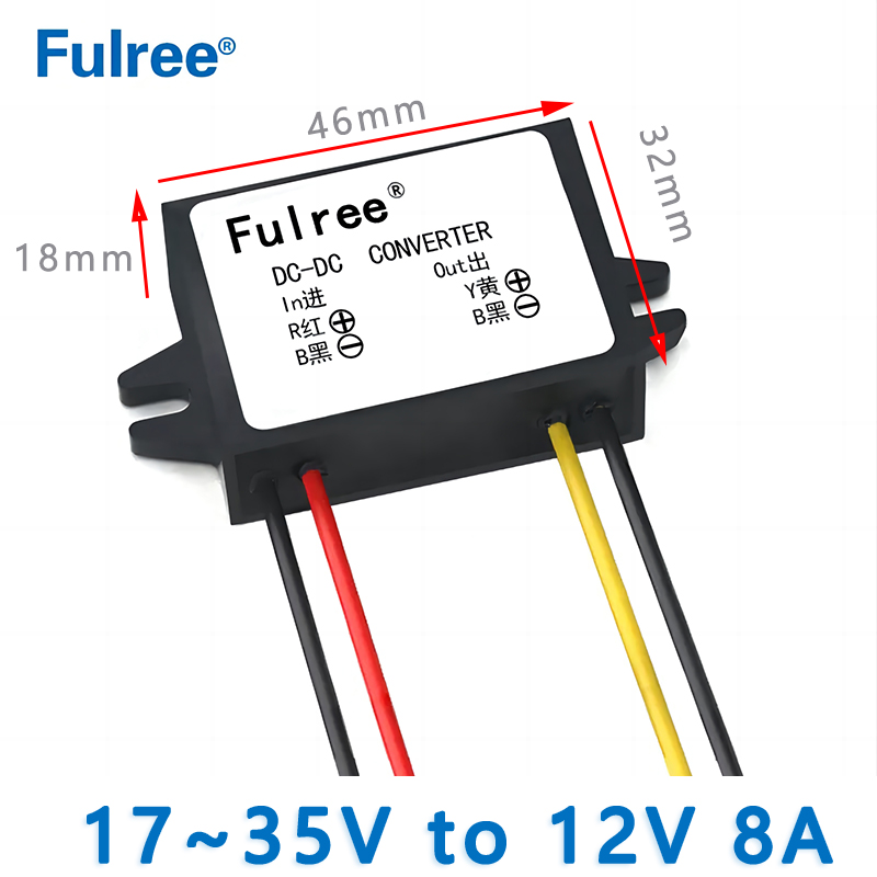 Input DC 24V(17-35V)  to  Output DC 12V  1A 2A 3A 5A 8A 10A Max Step Down Voltage  DC  to  DC  Converter  Buck Power Supply