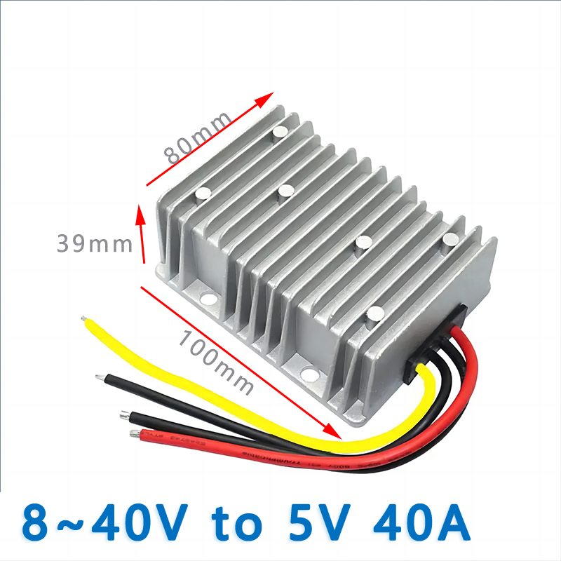 Input DC 12V 24V(8V~40V) to Output dc   5V     30A  35A    40A   DC-DC converter
