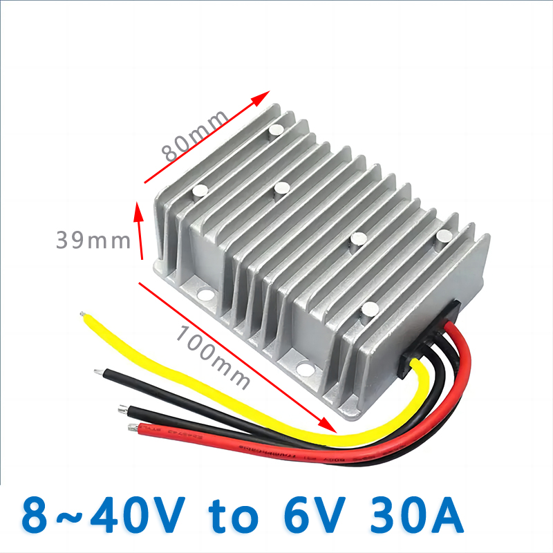 Input DC 12V 24V(8V~40V) to Output dc 6V     30A  35A    40A   DC-DC converter