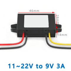 Input  DC  12V(8V-22v) to Output DC  3.3V  3.7v  4.2v  5v 6v 7.5v 9v  3A     step-down  Ultra thin  DC to DC converter