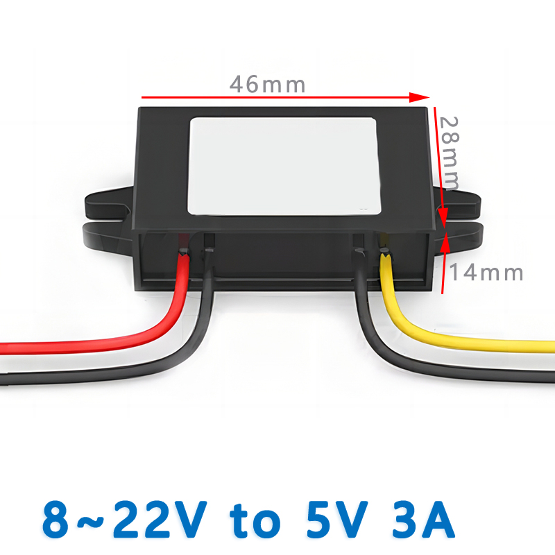 Input  DC  12V(8V-22v) to Output DC  3.3V  3.7v  4.2v  5v 6v 7.5v 9v  3A     step-down  Ultra thin  DC to DC converter