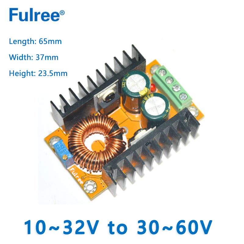 DC DC Boost Converter  Input  DC 12V (10-32V) to Output DC 17V 19V 24V 30V 32V (12-35V)  40V 48V 50V (36-60V)  5A 10A   Adjustable Step Up Module Voltage Regulator