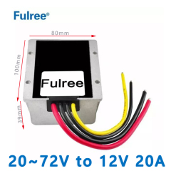 Input  DC  24V 36V 48V 60V (20-72V )to  Output DC   12V 1A 2A 3A 5A 6A 8A 10A 15A 20A 25A  DC  to  DC Buck Power Converter