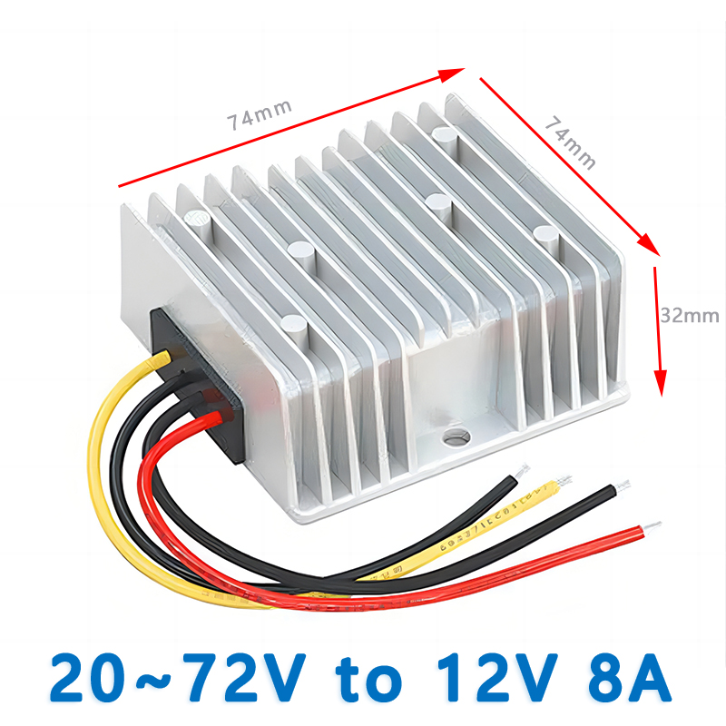 Input  DC  24V 36V 48V 60V (20-72V )to  Output DC   12V 1A 2A 3A 5A 6A 8A 10A 15A 20A 25A  DC  to  DC Buck Power Converter