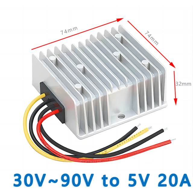Input  DC 36V 48V 60V 72V (30-90V) to Output DC   5V 1A 2A 3A 5A 8A  10A 12A  15A 20A DC DC Converter