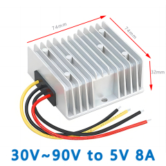 Input  DC 36V 48V 60V 72V (30-90V) to Output DC   5V 1A 2A 3A 5A 8A  10A 12A  15A 20A DC DC Converter