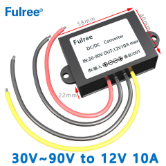 Input DC 36V 48V 60V 72V( 30-90V) to Output DC 12V  3A 5A 8A  10A 12A  15A 20A DC to DC Converter ACC Enable Cable